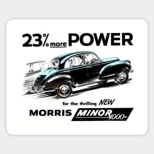 MORRIS MINOR - advert Magnet